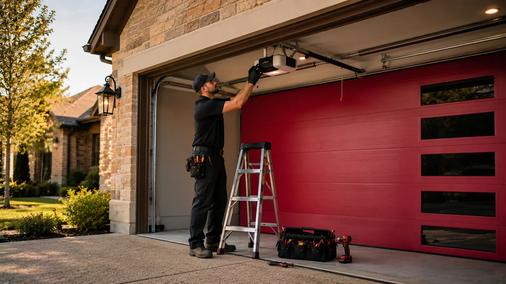Garage Door Work, Sarasota Area, Plain and Simple